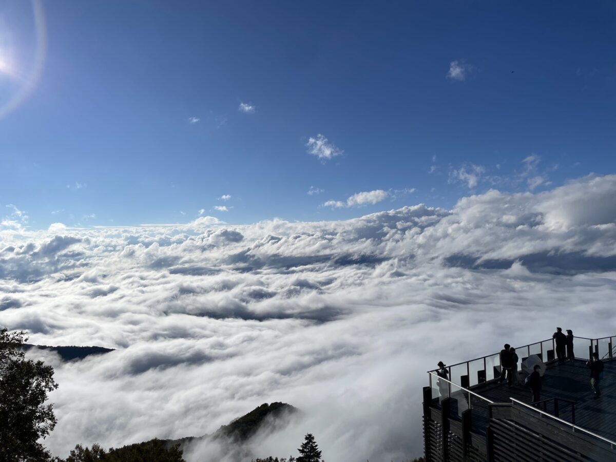 SORA terraceに広がる雲海の絶景